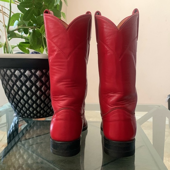 RARE🔥Vintage JUSTIN Western Roper Boots - Picture 11 of 12